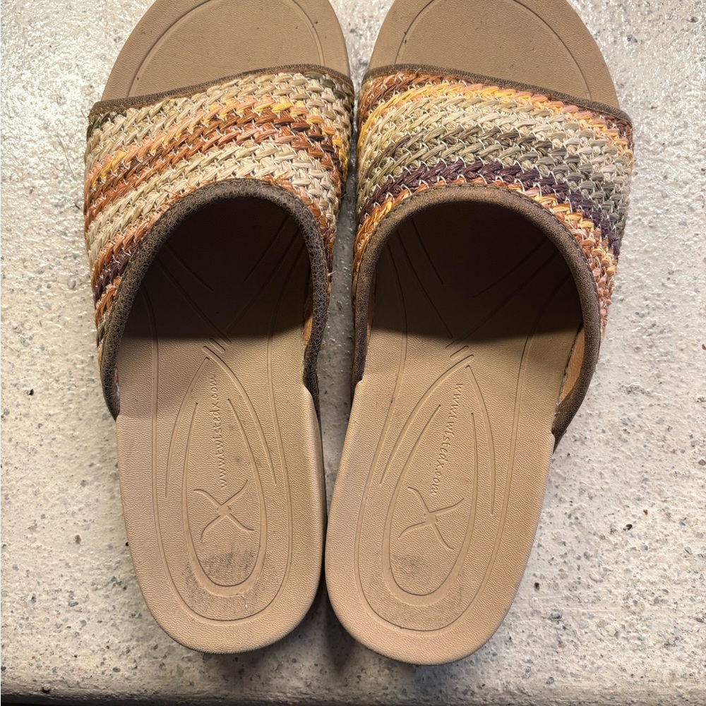 Twisted X Multicolor Woven Sandals